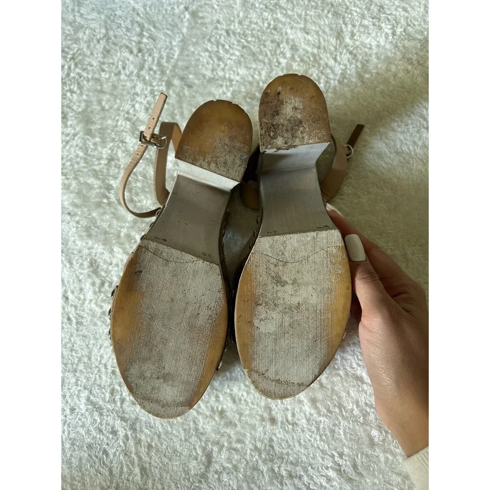 Steve Madden y2k Beige Heels Size 39/8.5 - Picture 3 of 5